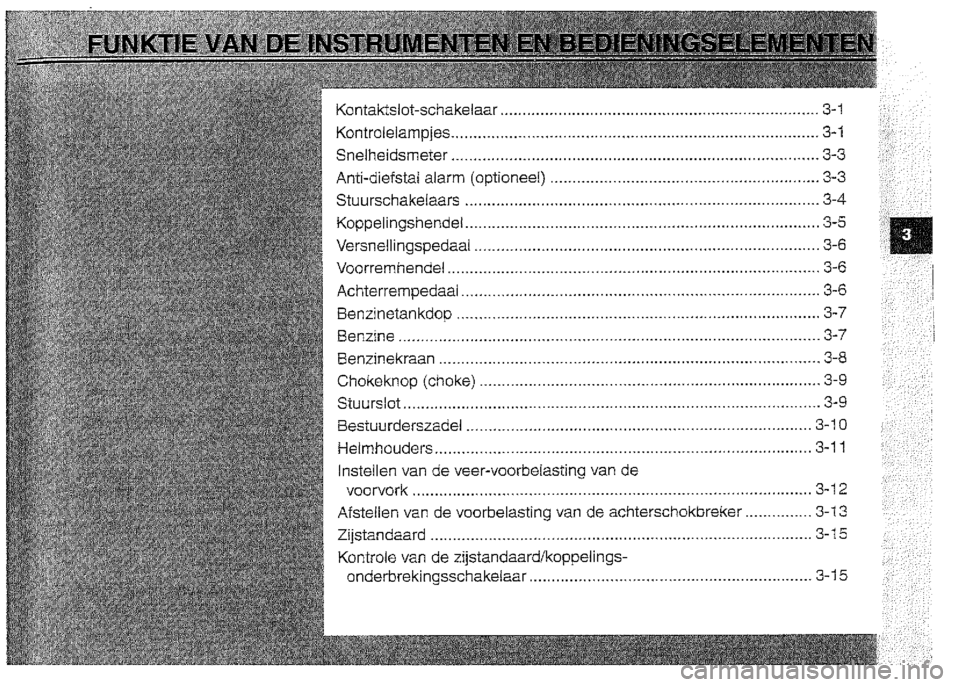 YAMAHA XVZ1300A 2000  Instructieboekje (in Dutch) 