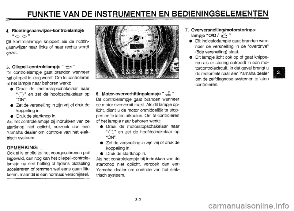 YAMAHA XVZ1300A 2000  Instructieboekje (in Dutch) 