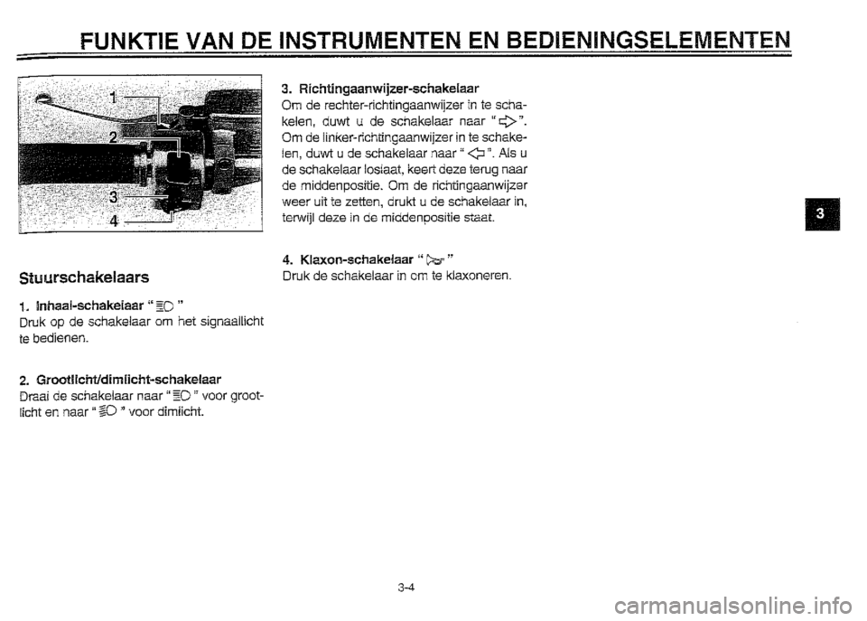 YAMAHA XVZ1300A 2000  Instructieboekje (in Dutch) 