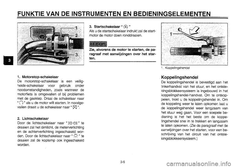 YAMAHA XVZ1300A 2000  Instructieboekje (in Dutch) 