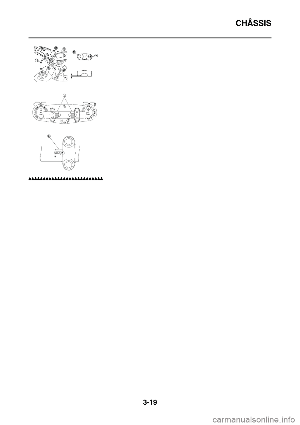 YAMAHA YZ125LC 2010  Notices Demploi (in French) 3-19
CHÂSSIS 