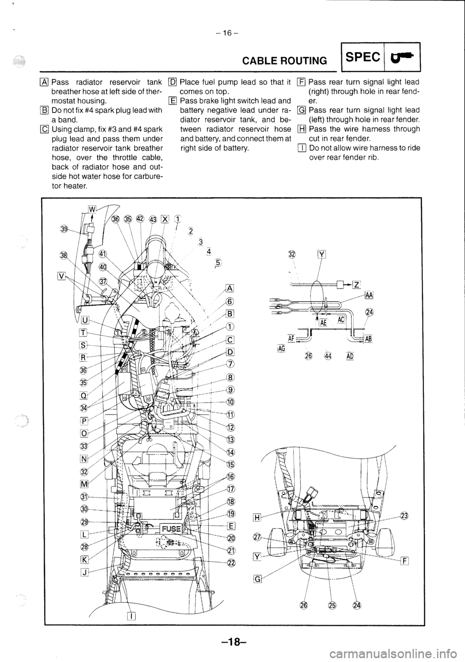 YAMAHA FZS600 2002  Workshop Manual 