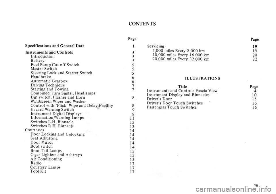 ASTON MARTIN LAGONDA 1980  Owners Guide 