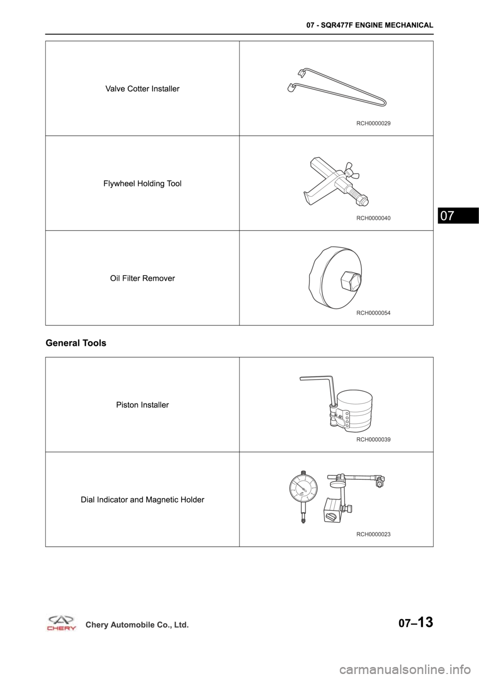 CHERY A19 2014  Service Repair Manual 