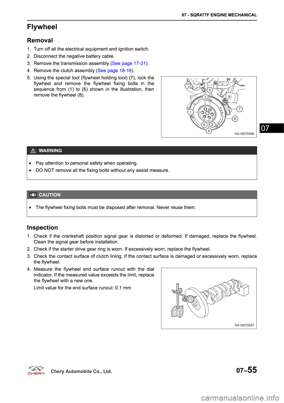 CHERY A19 2014  Service Repair Manual 