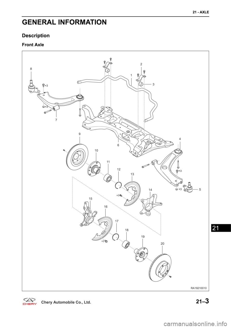 CHERY A19 2014  Service Repair Manual 