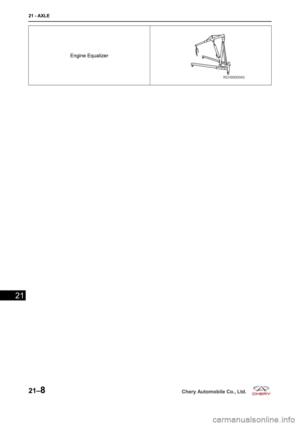 CHERY A19 2014  Service Repair Manual 