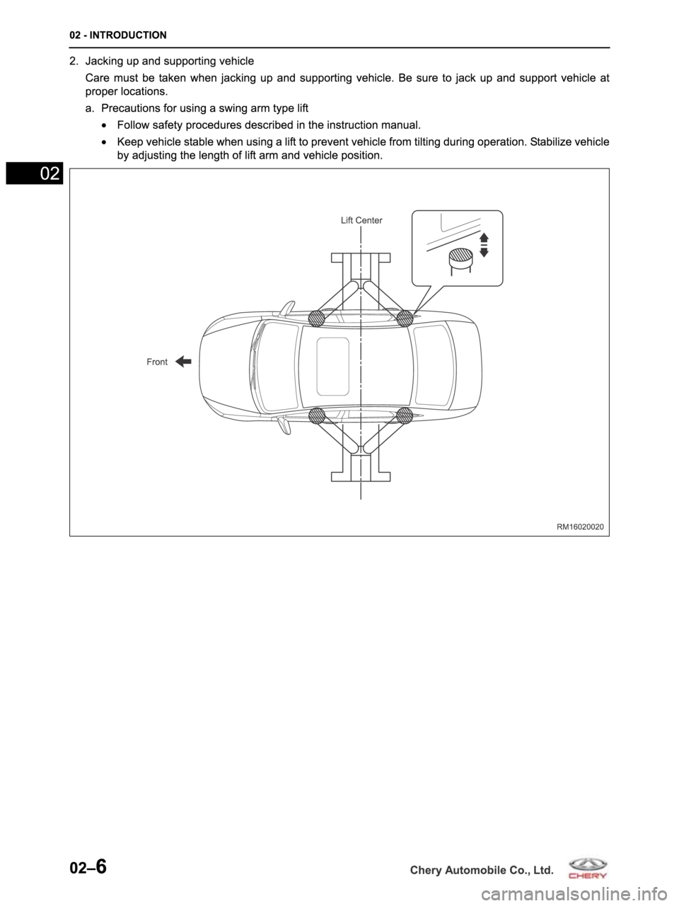 CHERY ARRIZO M16 2014  Service Repair Manual 
