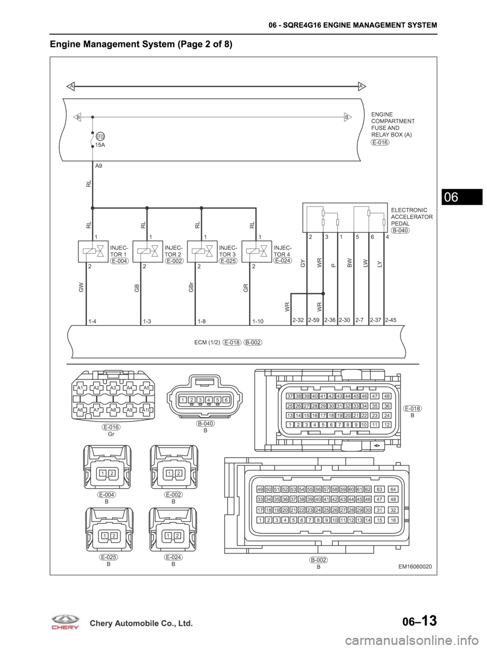 CHERY ARRIZO M16 2014  Service Repair Manual 