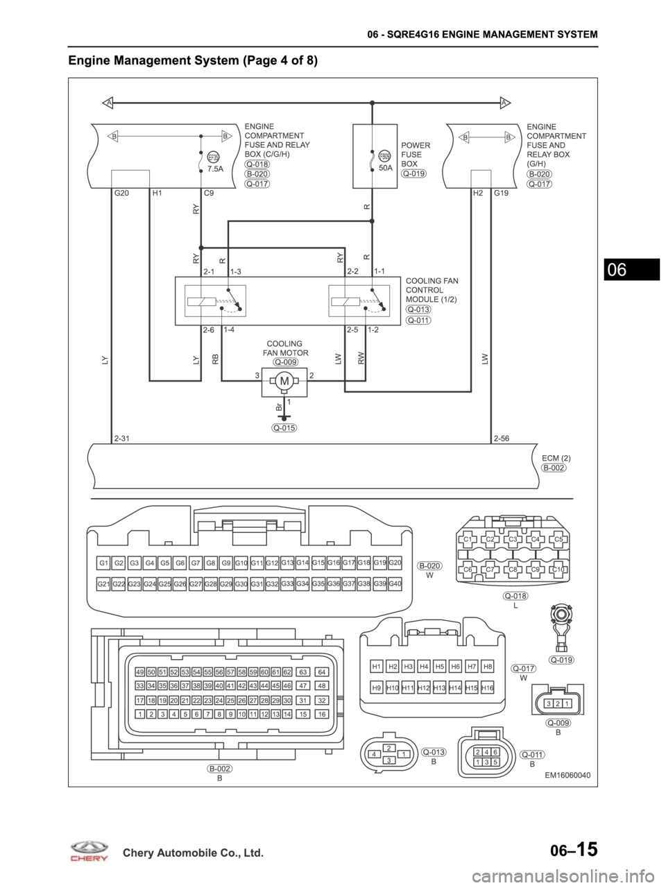 CHERY ARRIZO M16 2014  Service Repair Manual 
