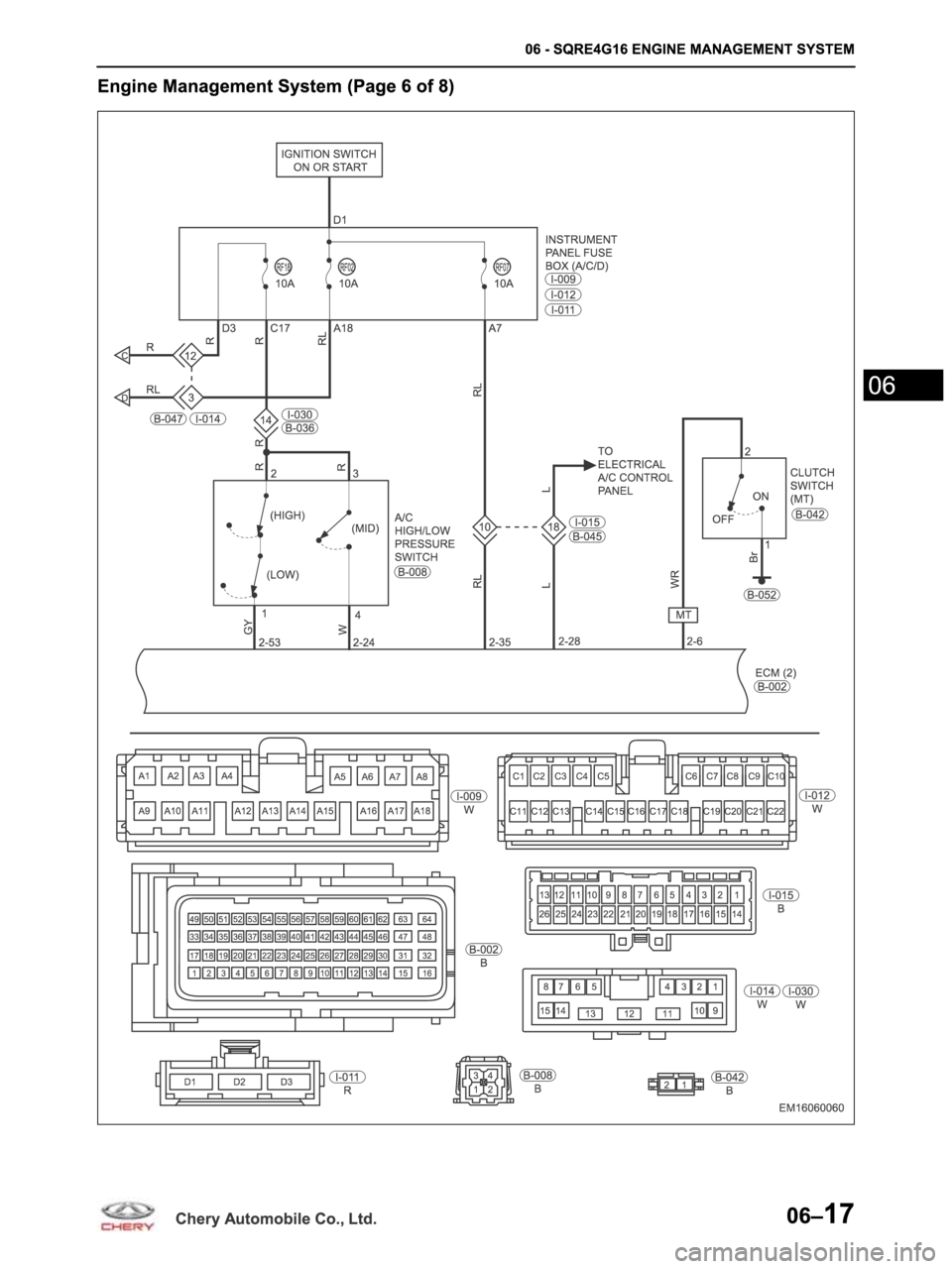 CHERY ARRIZO M16 2014  Service Repair Manual 