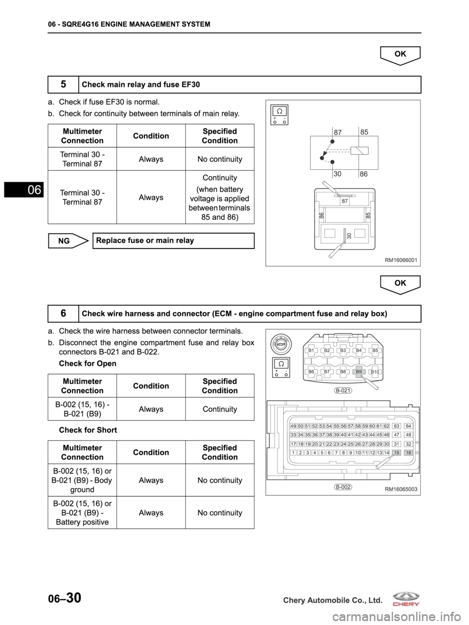CHERY ARRIZO M16 2014  Service Repair Manual 