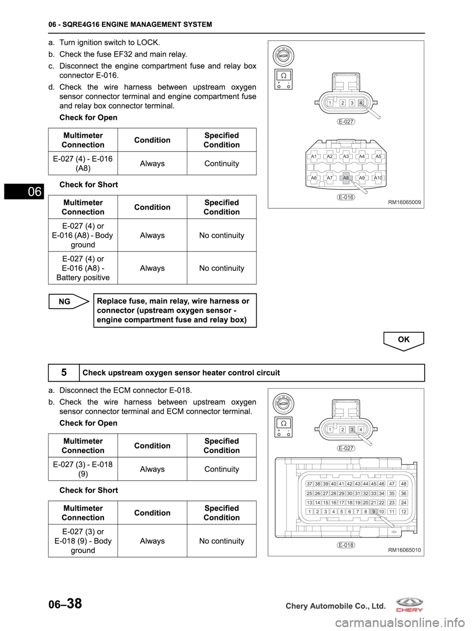 CHERY ARRIZO M16 2014  Service Repair Manual 