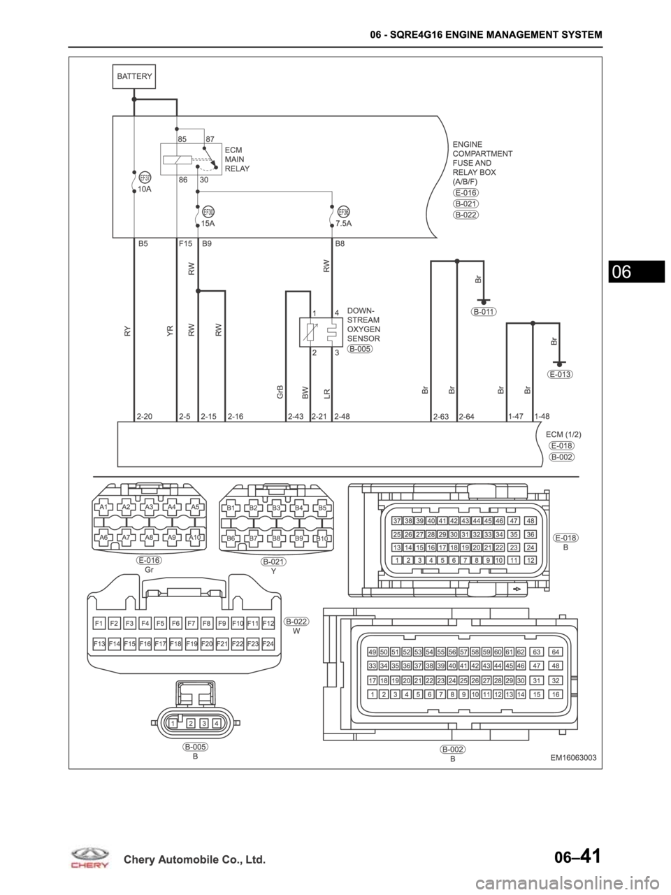 CHERY ARRIZO M16 2014  Service Repair Manual 