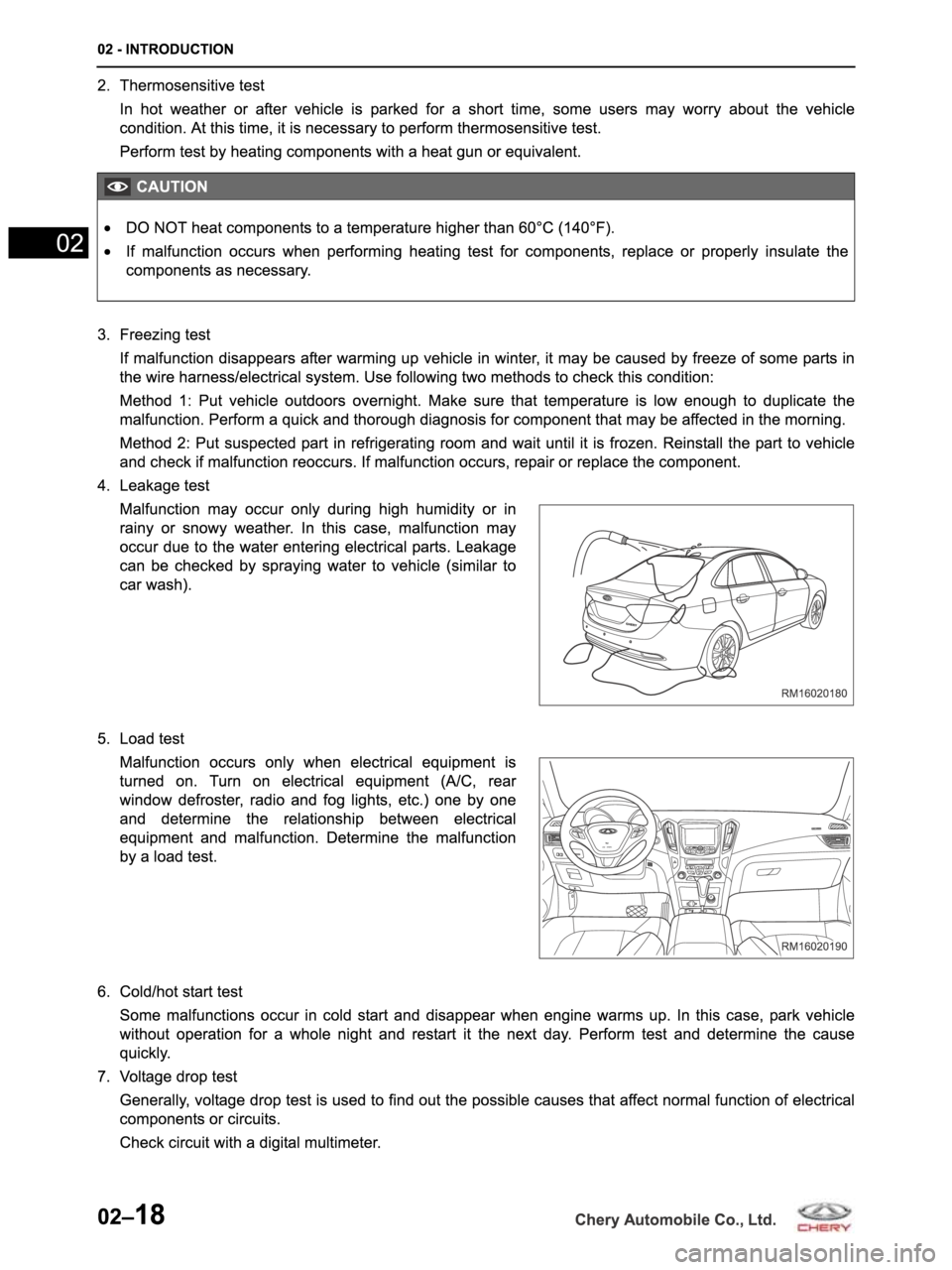 CHERY ARRIZO M16 2014  Service Repair Manual 