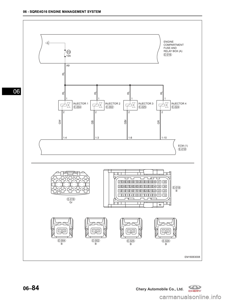 CHERY ARRIZO M16 2014  Service Repair Manual 