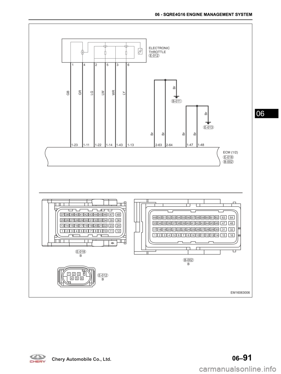 CHERY ARRIZO M16 2014  Service Repair Manual 