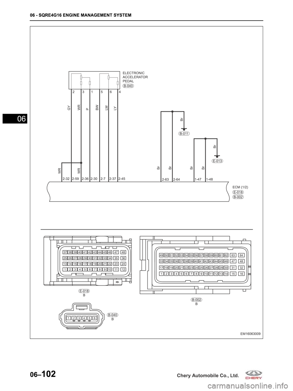CHERY ARRIZO M16 2014  Service Repair Manual 