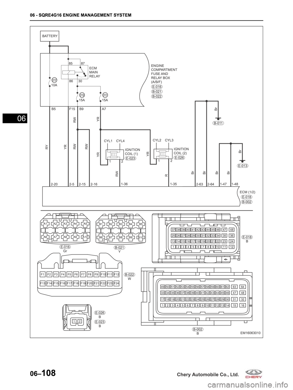 CHERY ARRIZO M16 2014  Service Repair Manual 