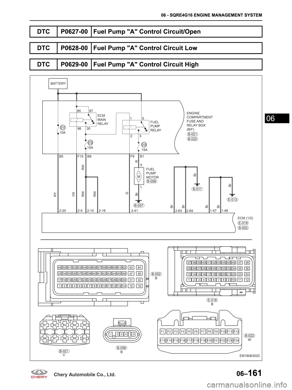 CHERY ARRIZO M16 2014  Service Repair Manual 