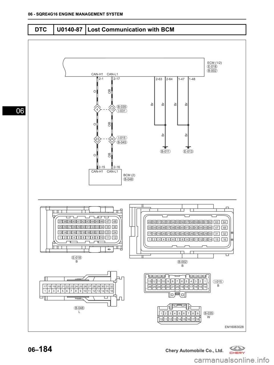 CHERY ARRIZO M16 2014  Service Repair Manual 