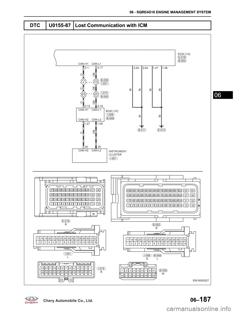 CHERY ARRIZO M16 2014  Service Repair Manual 