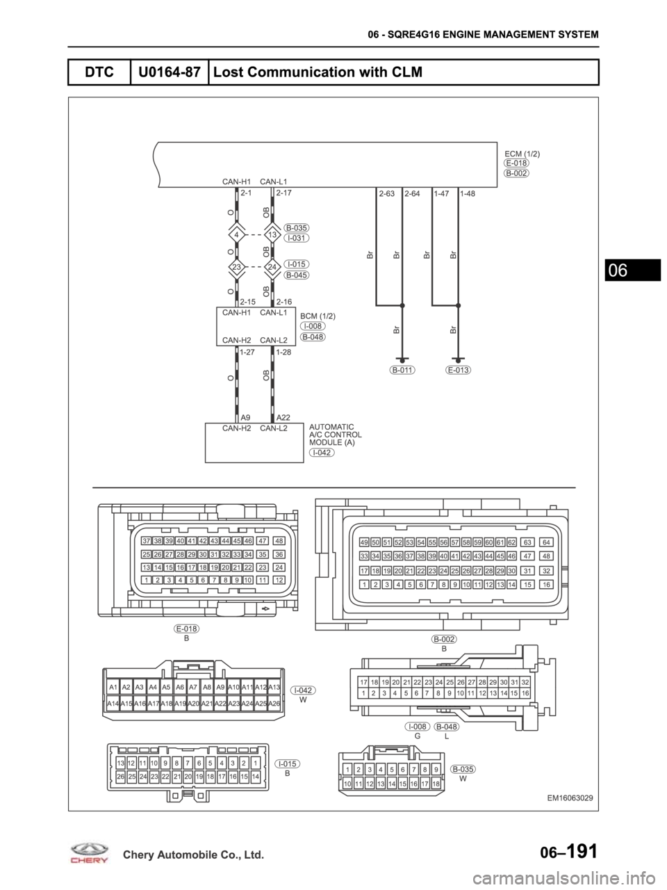 CHERY ARRIZO M16 2014  Service Repair Manual 
