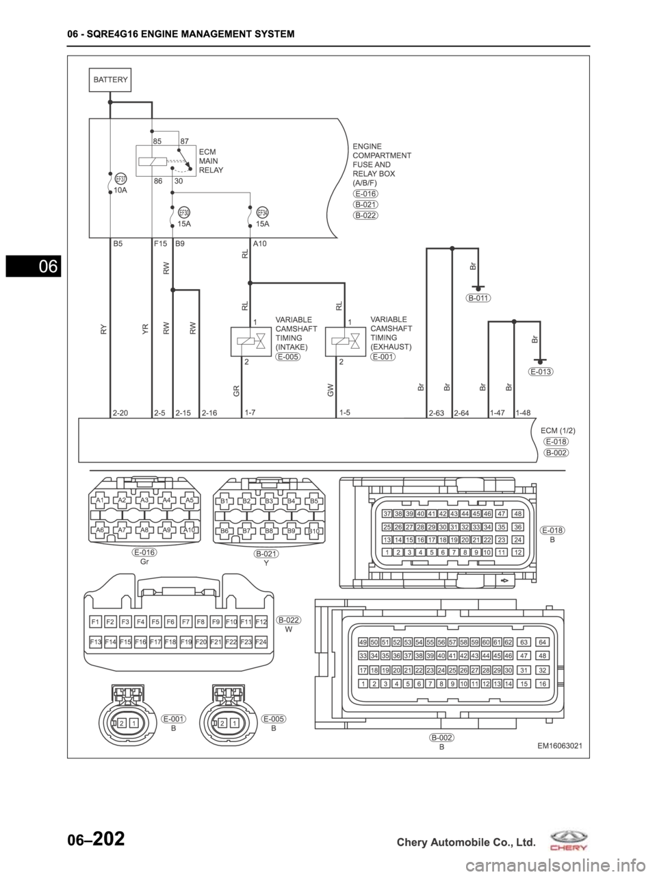 CHERY ARRIZO M16 2014  Service Repair Manual 