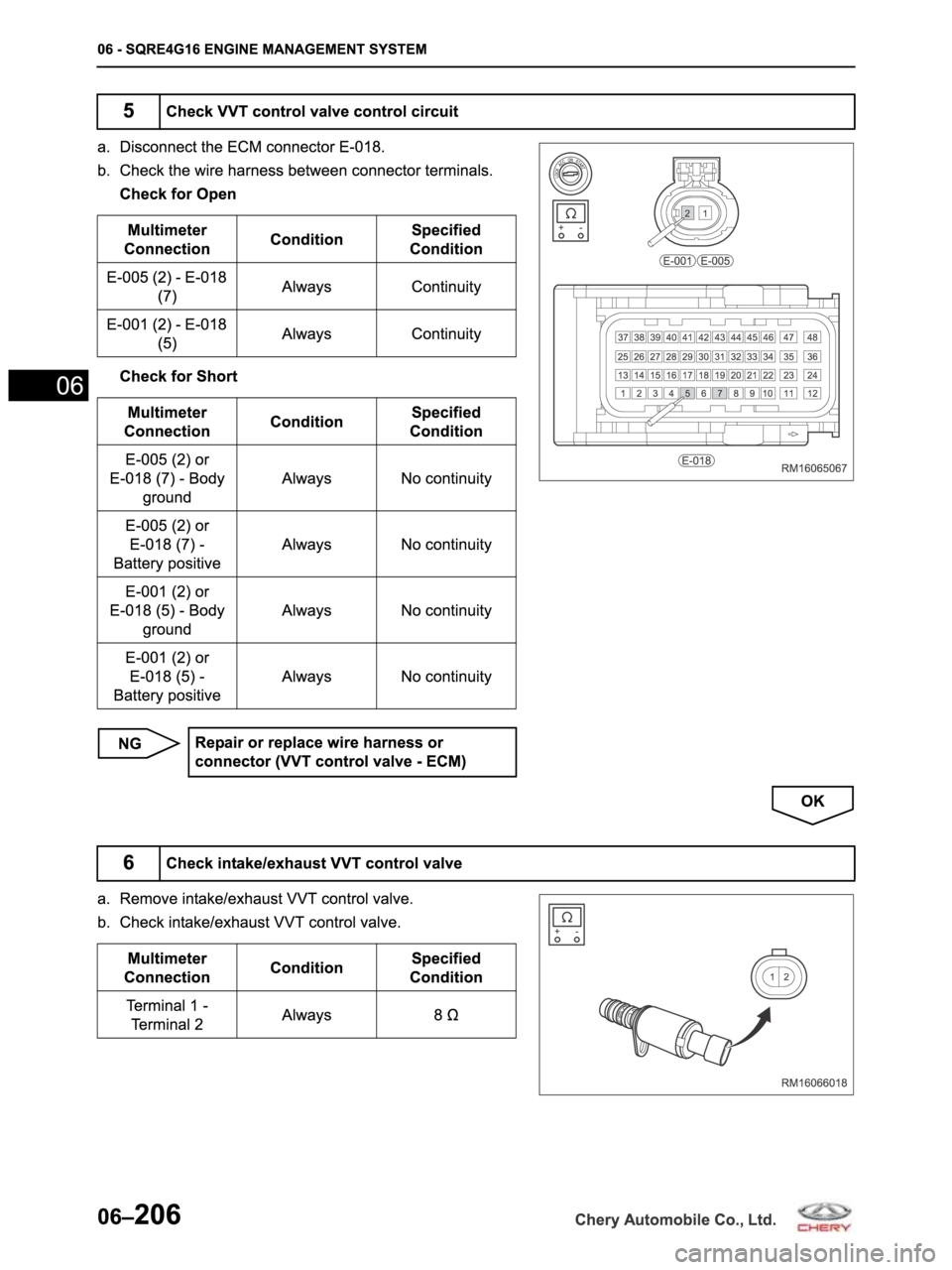 CHERY ARRIZO M16 2014  Service Repair Manual 