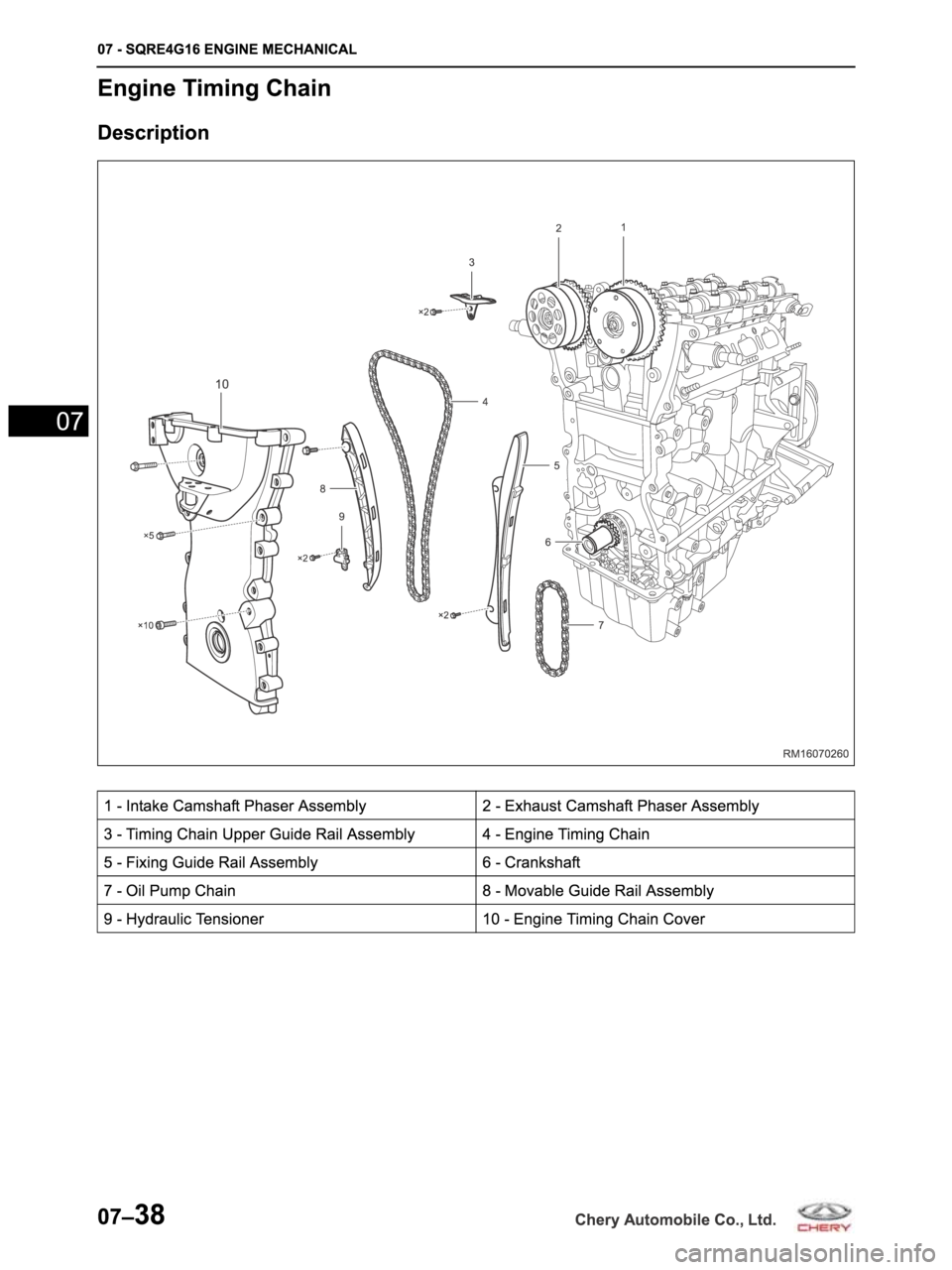 CHERY ARRIZO M16 2014  Service Repair Manual 