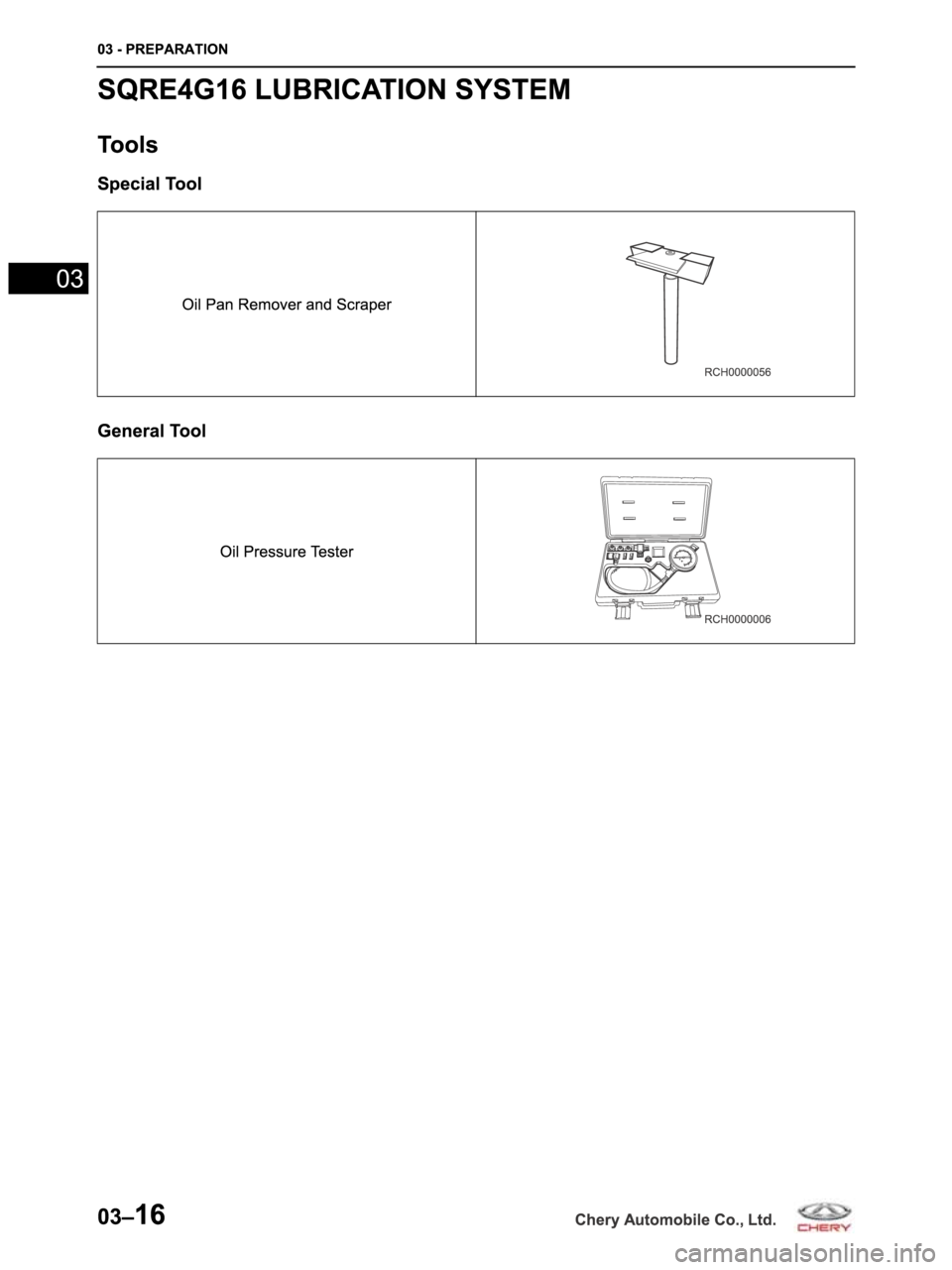 CHERY ARRIZO M16 2014  Service Repair Manual 