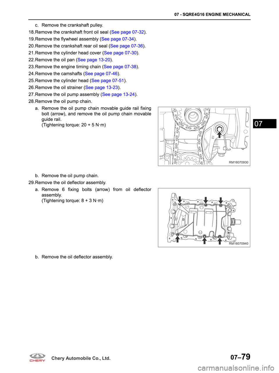 CHERY ARRIZO M16 2014  Service Repair Manual 