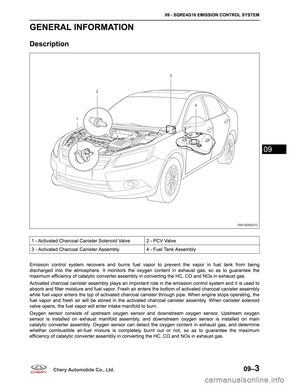 CHERY ARRIZO M16 2014  Service Repair Manual 