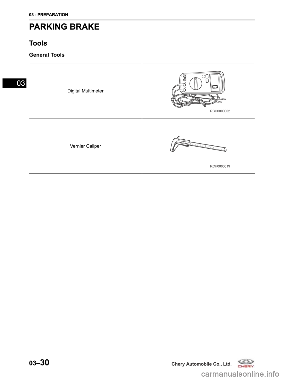 CHERY ARRIZO M16 2014  Service Repair Manual 