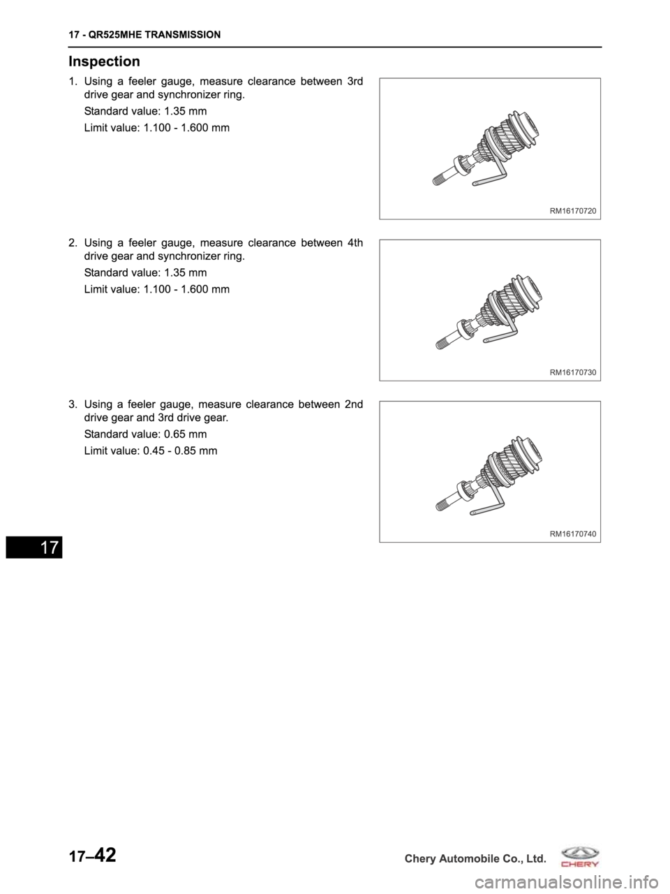 CHERY ARRIZO M16 2014  Service Repair Manual 