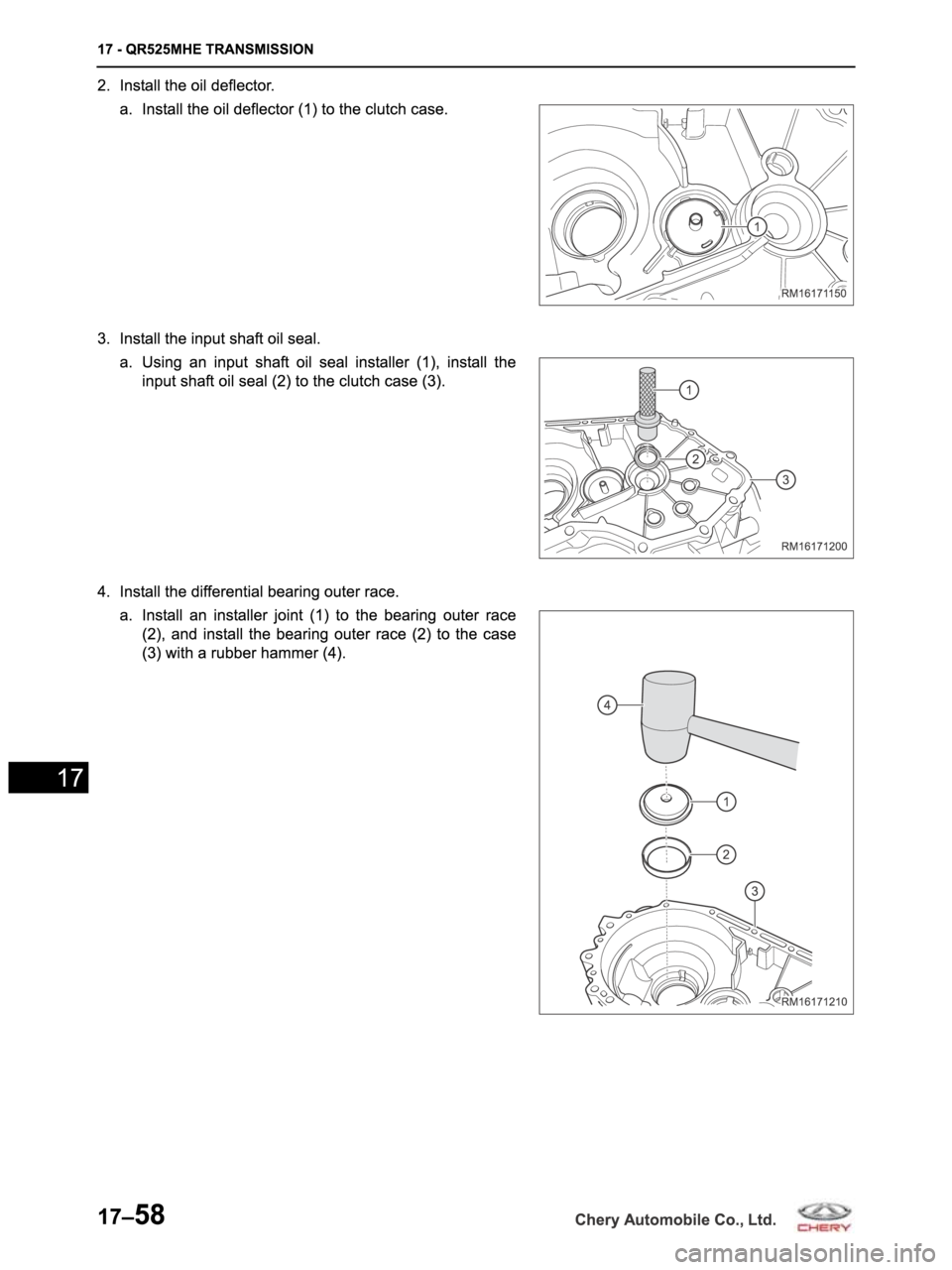CHERY ARRIZO M16 2014  Service Repair Manual 