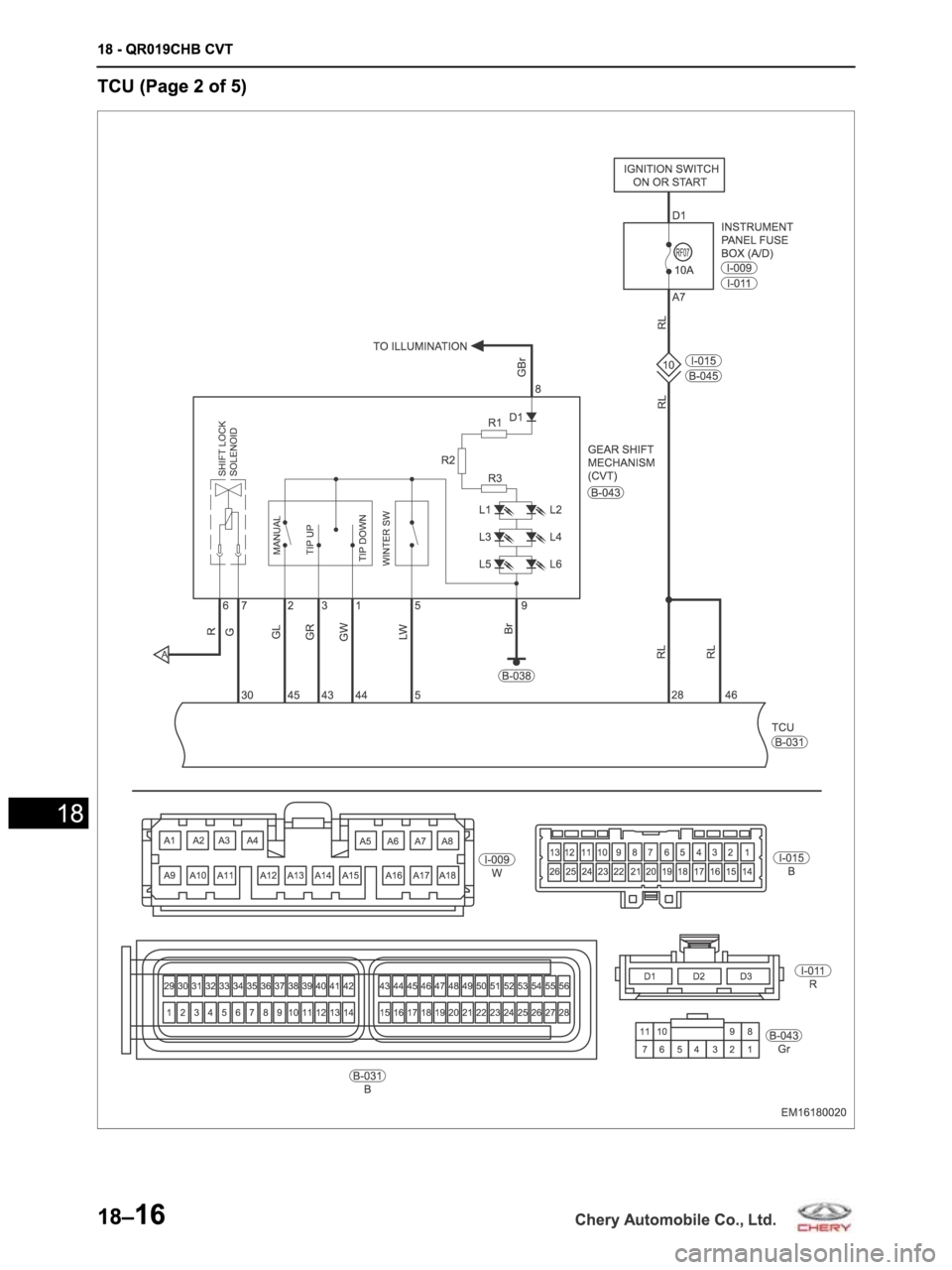 CHERY ARRIZO M16 2014  Service Repair Manual 