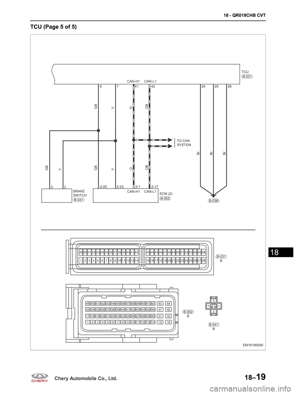 CHERY ARRIZO M16 2014  Service Repair Manual 