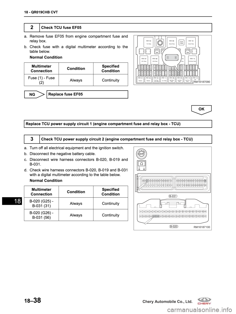 CHERY ARRIZO M16 2014  Service Repair Manual 