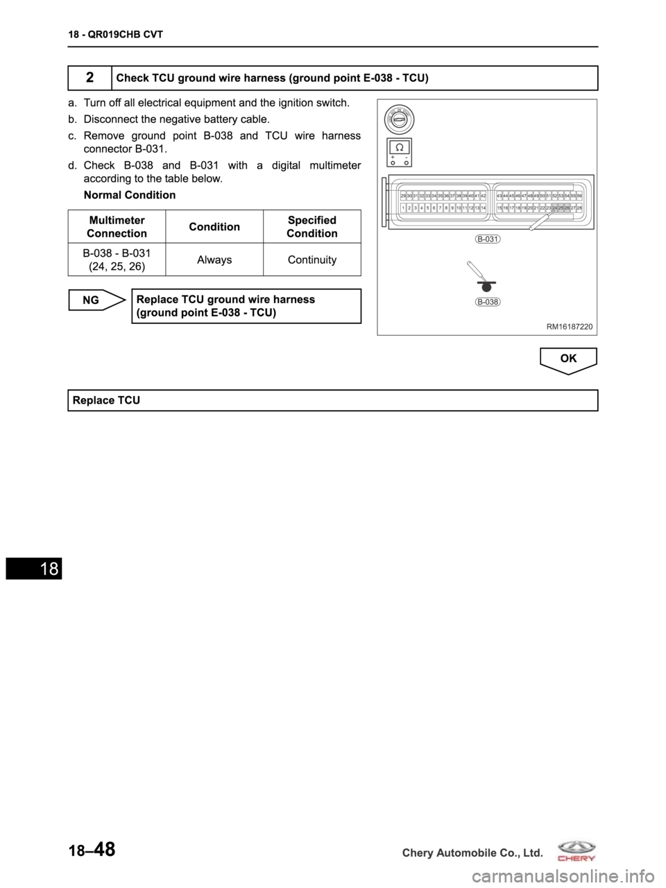 CHERY ARRIZO M16 2014  Service Repair Manual 