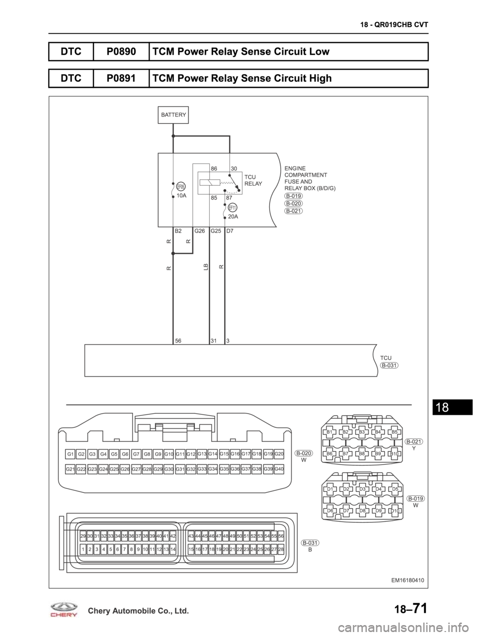 CHERY ARRIZO M16 2014  Service Repair Manual 