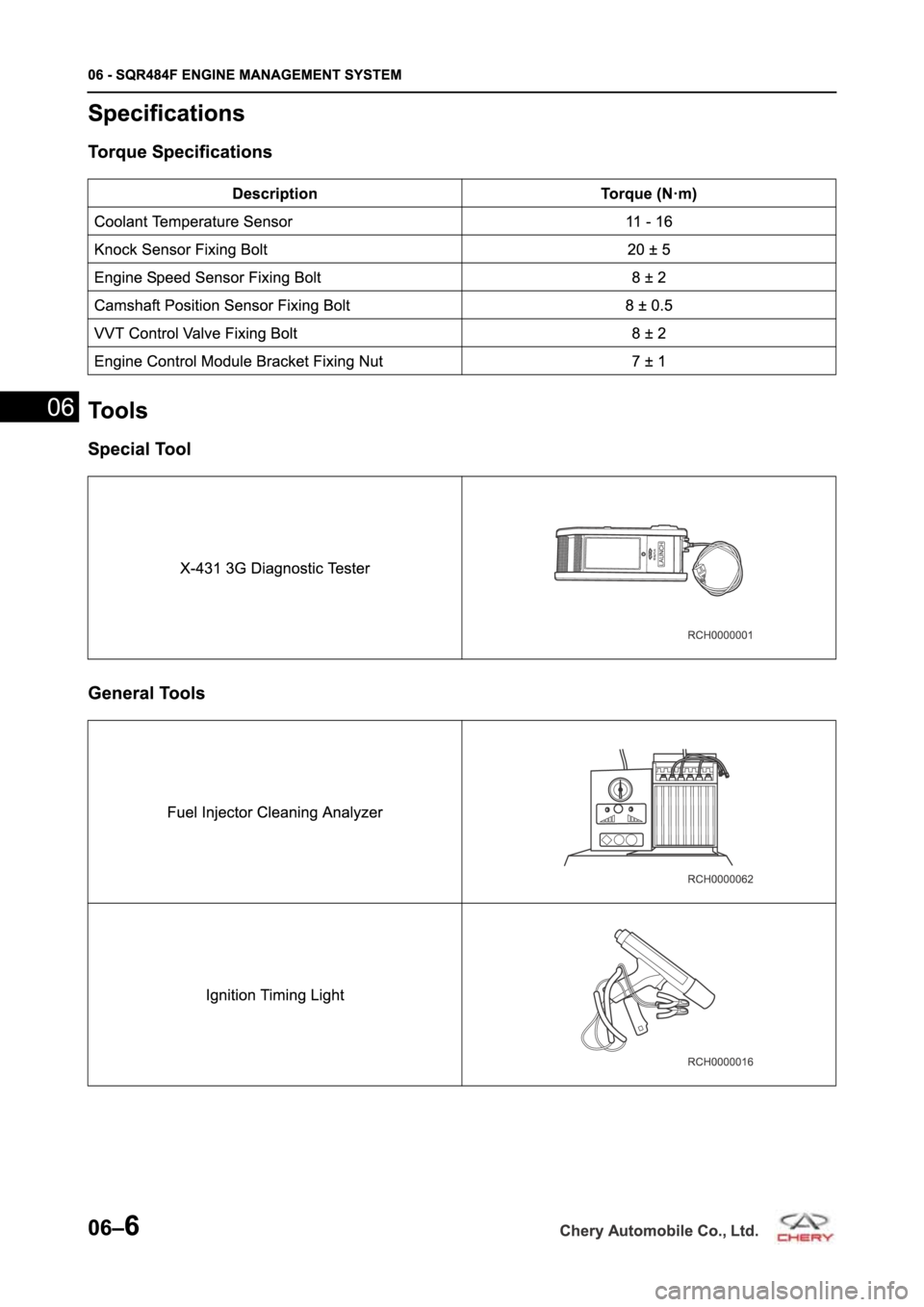 CHERY TIGGO 5 T21 2014  Service Repair Manual 