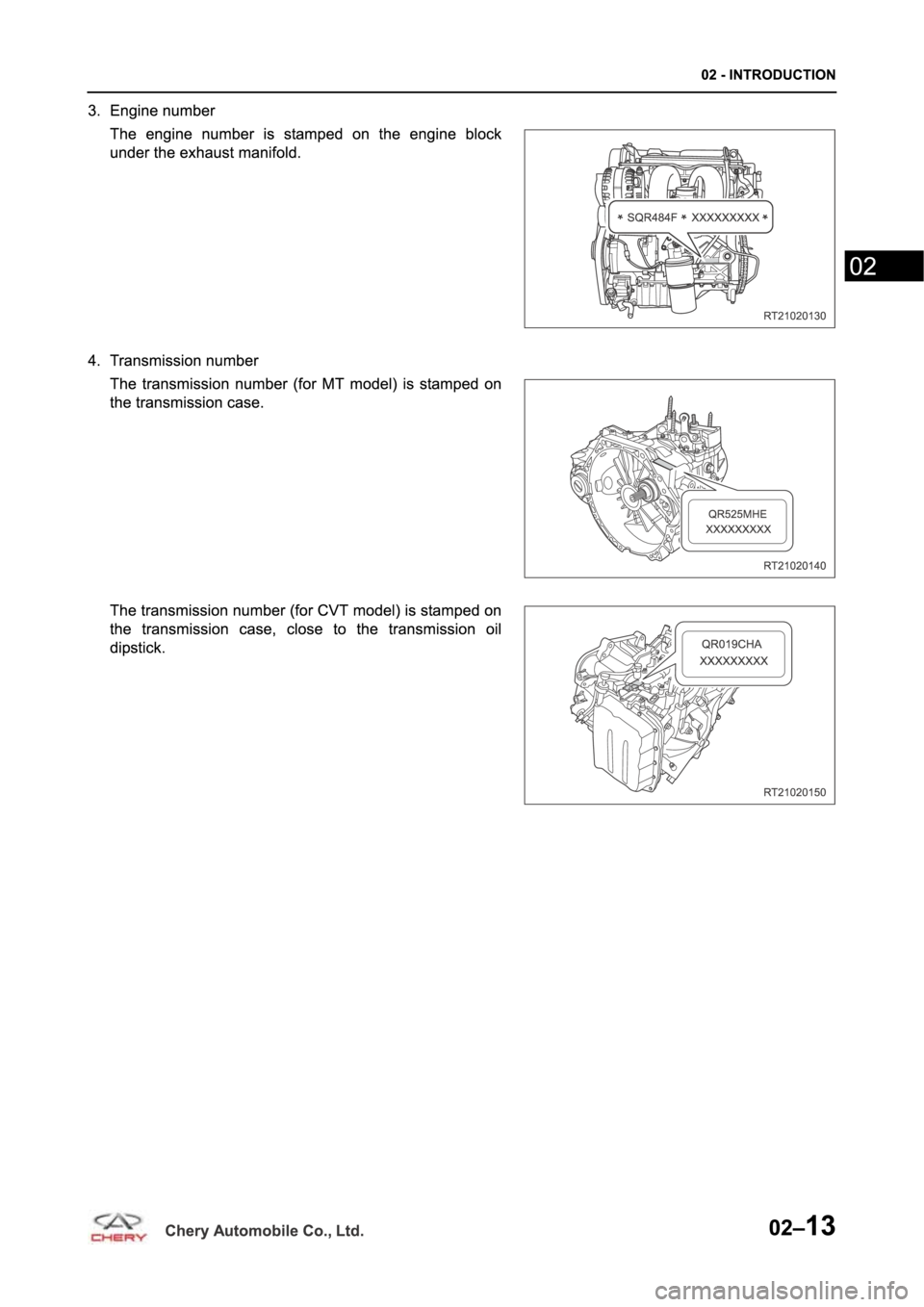 CHERY TIGGO 5 T21 2014  Service Repair Manual 