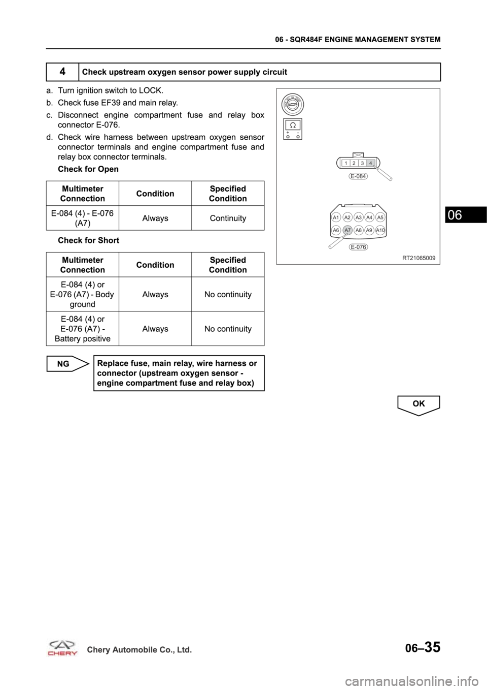 CHERY TIGGO 5 T21 2014  Service Repair Manual 