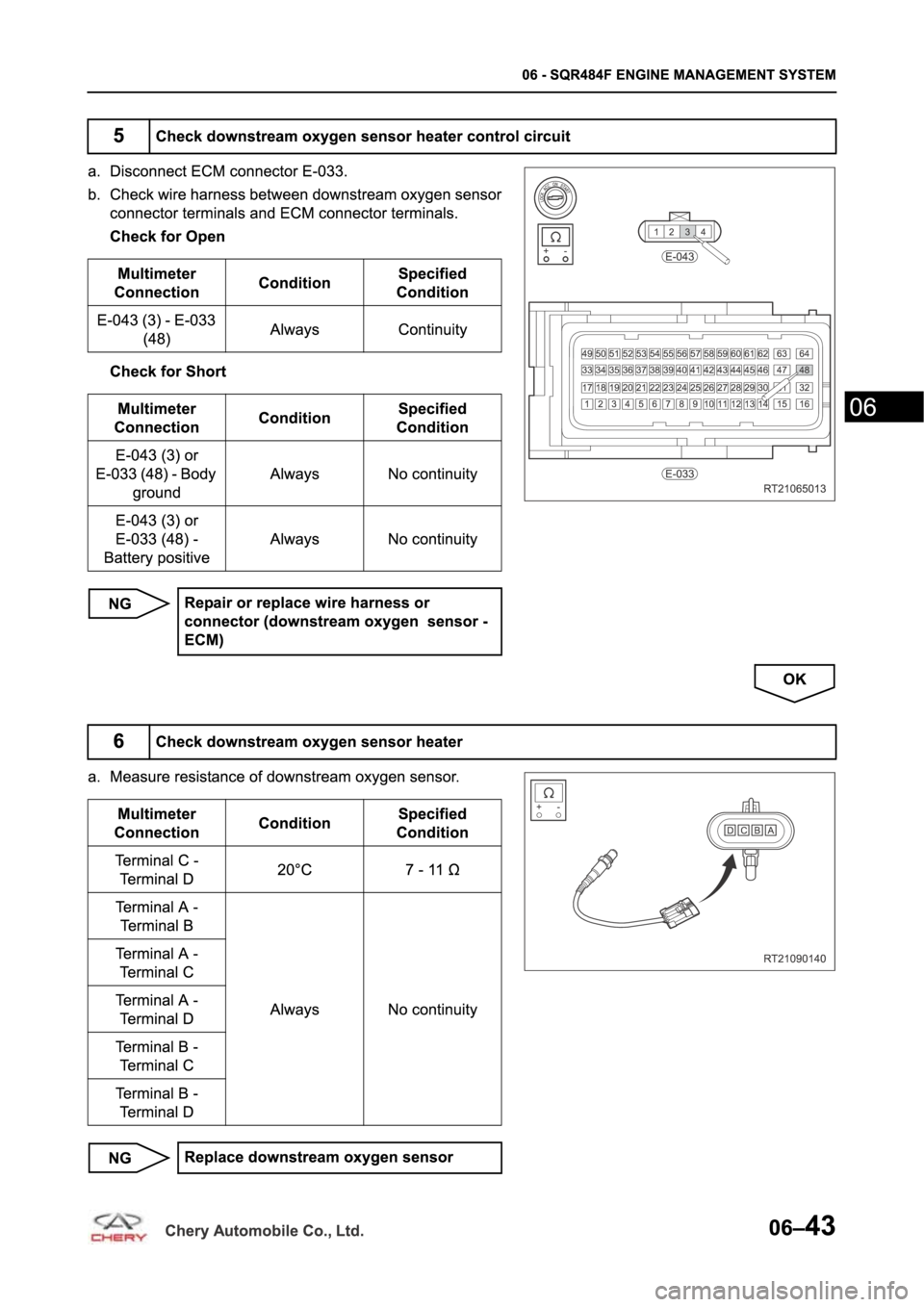 CHERY TIGGO 5 T21 2014  Service Repair Manual 