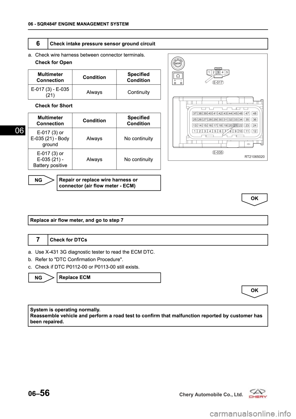 CHERY TIGGO 5 T21 2014  Service Repair Manual 