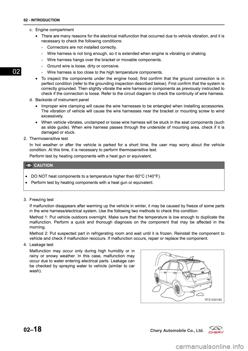 CHERY TIGGO 5 T21 2014  Service Repair Manual 