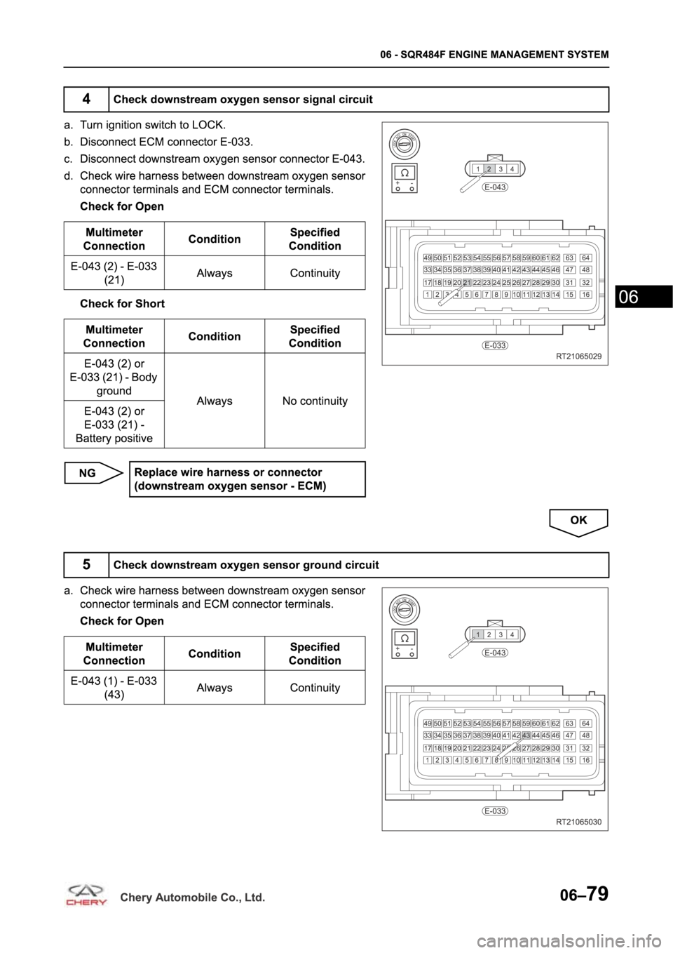 CHERY TIGGO 5 T21 2014  Service Repair Manual 