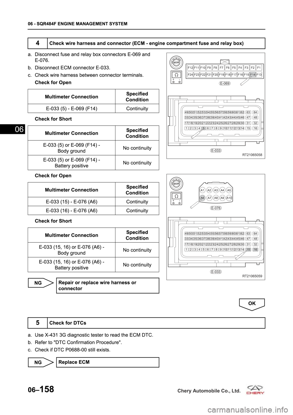 CHERY TIGGO 5 T21 2014  Service Repair Manual 