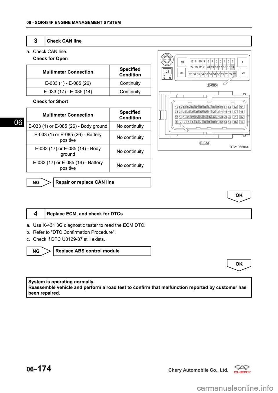 CHERY TIGGO 5 T21 2014  Service Repair Manual 